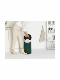 Roskakorit & -Pussit|Brabantia Pedal Bin NewIcon -poljinroskakori 20 l PINE GREEN