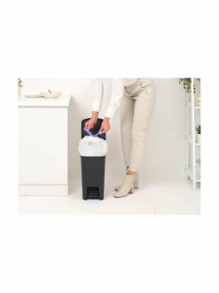 Roskakorit & -Pussit|Brabantia Pedal Bin StepUp -poljinroskakori 16 l DARK GREY