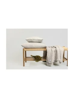 Huovat & Päiväpeitot|Nordic Swan Living Pellava Vohveli -torkkupeitto VAALEANHARMAA