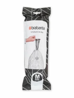 Roskakorit & -Pussit|Brabantia PerfectFit M -roskapussit 60 l, 10 kpl WHITE