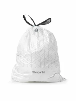 Roskakorit & -Pussit|Brabantia PerfectFit M -roskapussit 60 l, 10 kpl WHITE