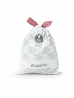 Roskakorit & -Pussit|Brabantia PerfectFit V -roskapussit 3 l, 20 kpl WHITE (VALKOINEN)