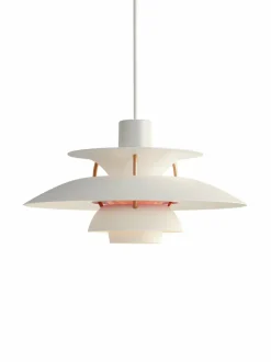 Kattovalaisimet|Louis Poulsen PH 5 Mini -kattovalaisin 30 cm WHITE/ROSE (VALKOINEN/VAALEANPUNAINEN)