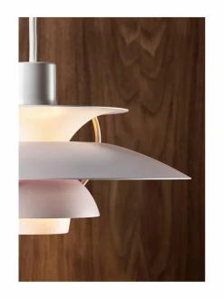 Kattovalaisimet|Louis Poulsen PH 5 Mini -kattovalaisin 30 cm WHITE/ROSE (VALKOINEN/VAALEANPUNAINEN)