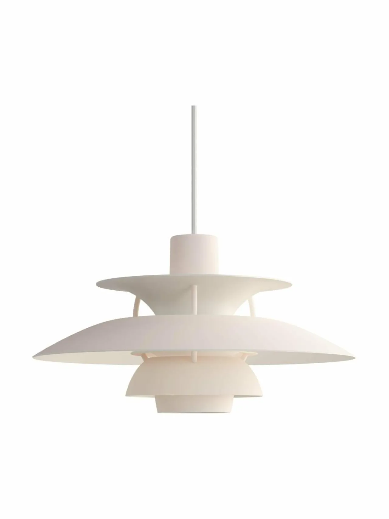 Kattovalaisimet|Louis Poulsen PH 5 Mini -riippuvalaisin MONOCHROME PALE PEWTER