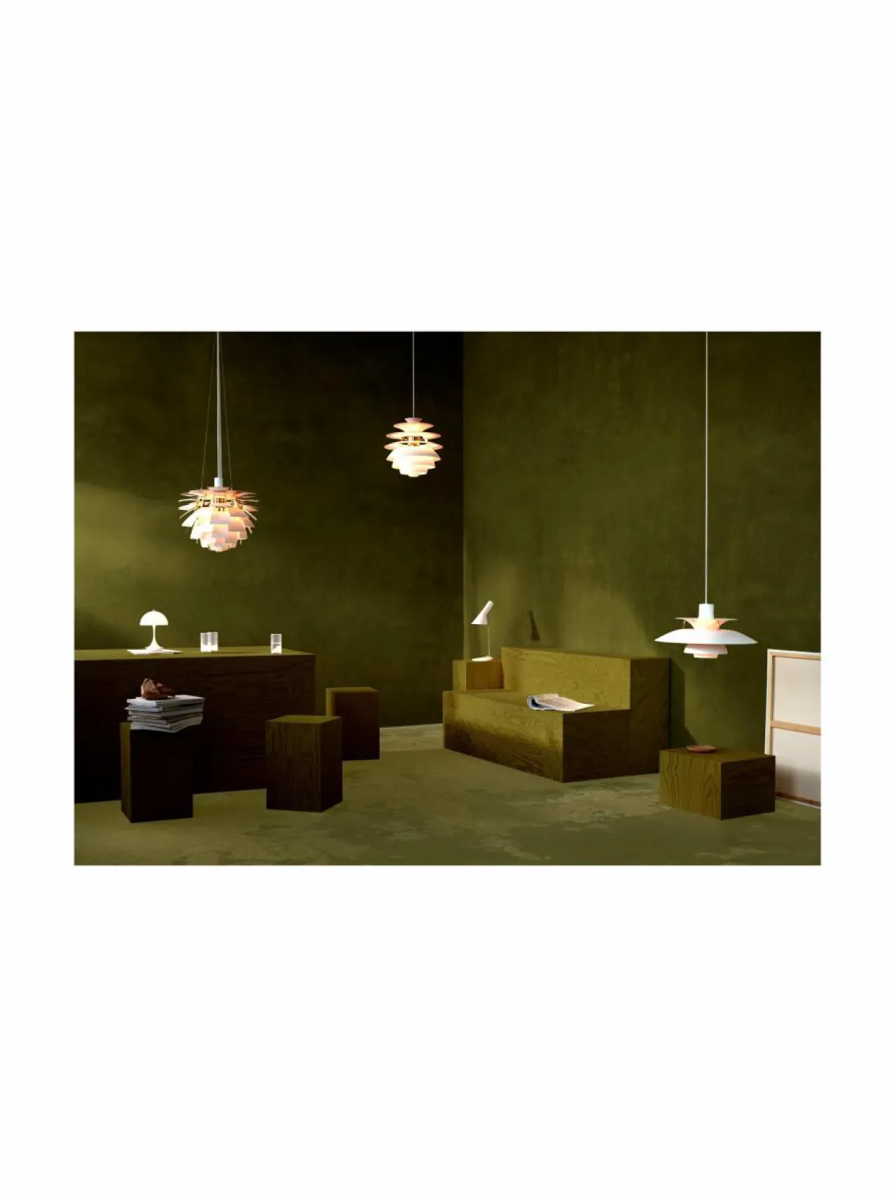 Kattovalaisimet|Louis Poulsen PH 5 Mini -riippuvalaisin MONOCHROME PALE PEWTER