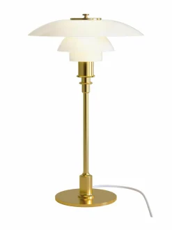 Pöytävalaisimet|Louis Poulsen PH 3/2 -pöytävalaisin MESSINKI METALLOITU