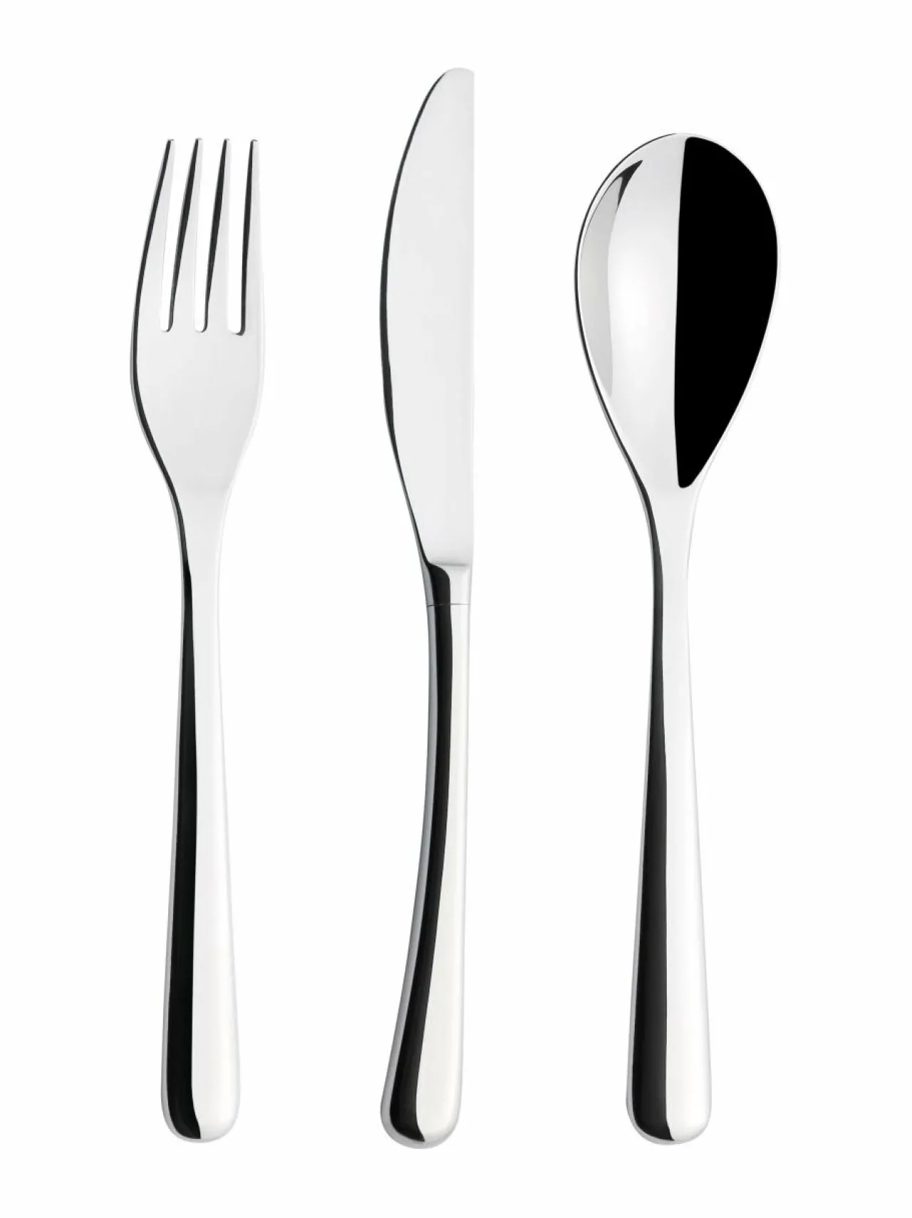 Aterimet & Tarjoiluvälineet|Iittala Piano Dessert Cutlery Gift Box -lahjapakkaus, 12osaa STEEL MIRROR