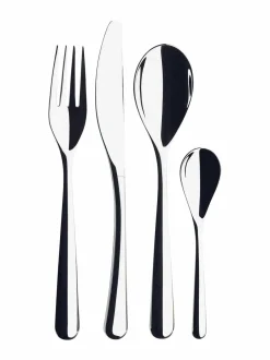 Aterimet & Tarjoiluvälineet|Iittala Piano-aterinsetti, 24-osaa STEEL