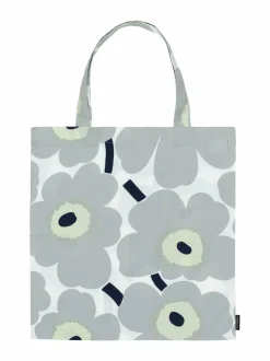 Huovat & Päiväpeitot|Marimekko Pieni Unikko -kassi 918 COTTON, GREY, SAND