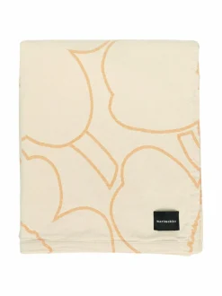 Huovat & Päiväpeitot|Marimekko Piirto Unikko -päiväpeite 120 OFF WHITE, PEACH