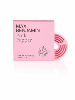 Huonetuoksut & Tuoksukynttilät|Max Benjamin Pepper- autotuoksun täyttöpakkaus PINK