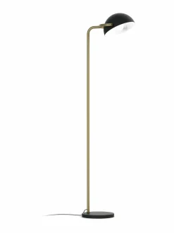 Lattiavalaisimet|Design by Grönlund Pivo-lattiavalaisin, 154 cm BLACK / BRASS