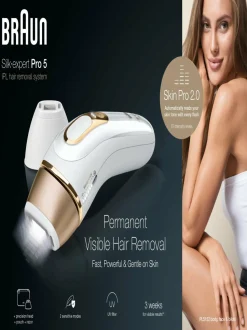 Ihokarvanpoisto|Braun PL5152 IPL -ihokarvojen poistolaite WHITE