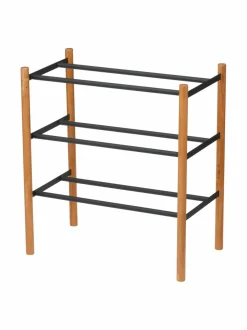 Säilytys|Yamazaki Plain-kenkäteline, pidennettävä BLACK