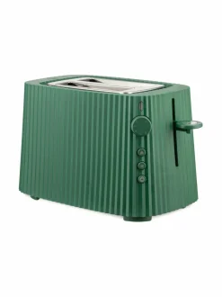 Leivänpaahtimet|Alessi Plissé-leivänpaahdin GR GREEN