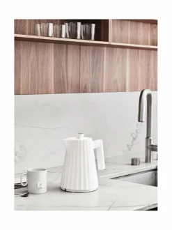 Kahvin- & Vedenkeittimet|Alessi Plissé-vedenkeitin 1 l WHITE