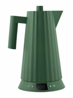Kahvin- & Vedenkeittimet|Alessi Plissé-vedenkeitin lämpötilansäädöllä 1,7 l GR GREEN
