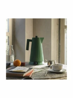 Kahvin- & Vedenkeittimet|Alessi Plissé-vedenkeitin lämpötilansäädöllä 1,7 l GR GREEN