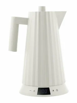 Kahvin- & Vedenkeittimet|Alessi Plissé-vedenkeitin lämpötilansäädöllä 1,7 l W WHITE