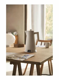 Kahvin- & Vedenkeittimet|Alessi Plissé-vedenkeitin lämpötilansäädöllä 1,7 l W WHITE