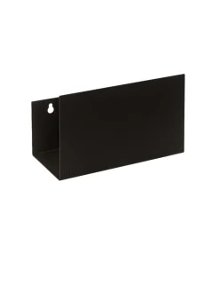 Kylpyhuonetarvikkeet|NAKA POD hylly (ruuvikiinnitys) MUSTA