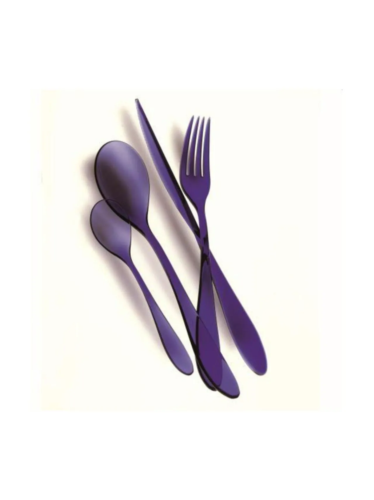 Aterimet & Tarjoiluvälineet|Mepra Policarbonato-aterinsetti 24 osaa AMETHYST