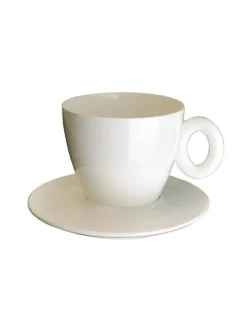 Mukit & Kupit & Asetit|Mepra Policarbonato-espressokuppi ja aluslautanen PORCELAIN