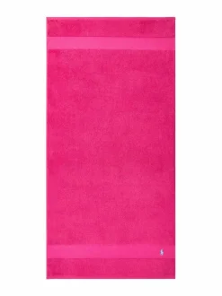 Kylpyhuonetekstiilit|Ralph Lauren Home Polo Player -pyyhe PINK SKY