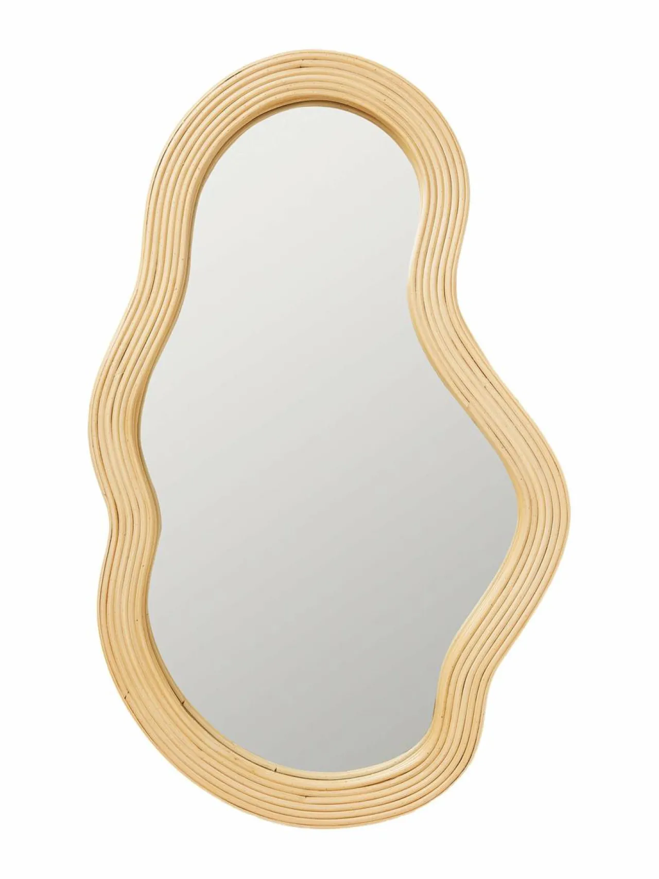 Peilit, Kellot & Kehykset|Ferm Living Pond-peili 72,5 x 40 x 5,5 cm NATURAL