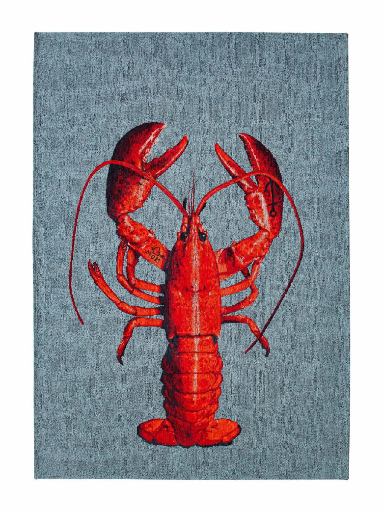 Matot|Louis de Poortere Pop Lobster -matto 109389 STEAM RED