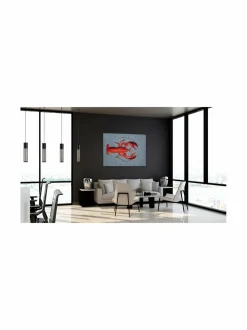 Matot|Louis de Poortere Pop Lobster -matto 109389 STEAM RED