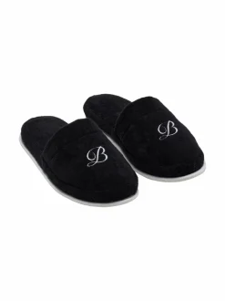 Kylpyhuonetekstiilit|Balmuir Portofino-tohvelit 119 BLACK