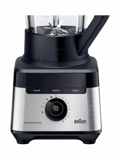 Vatkaimet & Sekoittimet|Braun PowerBlend 7 Blender -tehosekoitin + Travel-muki BLACK, METAL