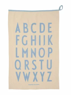 Keittiö- & Kattaustekstiilit|Design Letters Premium Classic -keittiöpyyhe 50 x 70 cm NATURAL / LIGHT BLUE 651C