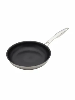 Keitto- & Paistoastiat|Swiss Diamond Prestige Clad -paistinpannu ø 24 cm TERÄS/MUSTA