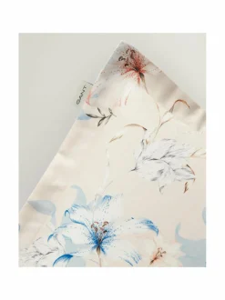 Liinavaatteet|Gant Home Printtikuvioitu Floral‑tyynyliina 50 x 60 cm 100 WHITE SAND