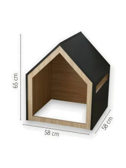 Pedit Ja Makuualustat|Studio Animaux Puinen lemmikkitalo - Symmetrinen