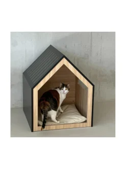 Pedit Ja Makuualustat|Studio Animaux Puinen lemmikkitalo - Symmetrinen