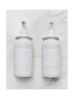 Kylpyhuonetarvikkeet|NAKA Pumppupulloteline VALKOINEN