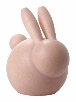 Koriste-Esineet|Aarikka Pupu-koriste 7 cm VAALEANPUNAINEN