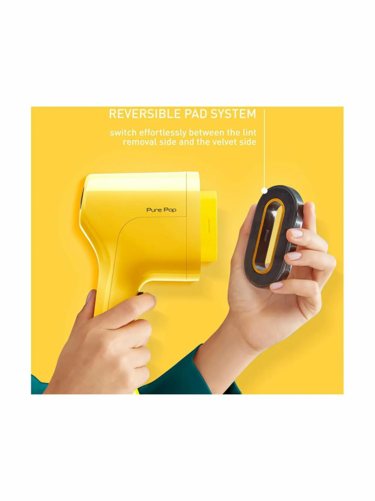 Pyykkihuolto|Tefal Pure Pop -tekstiilihöyrystin YELLOW