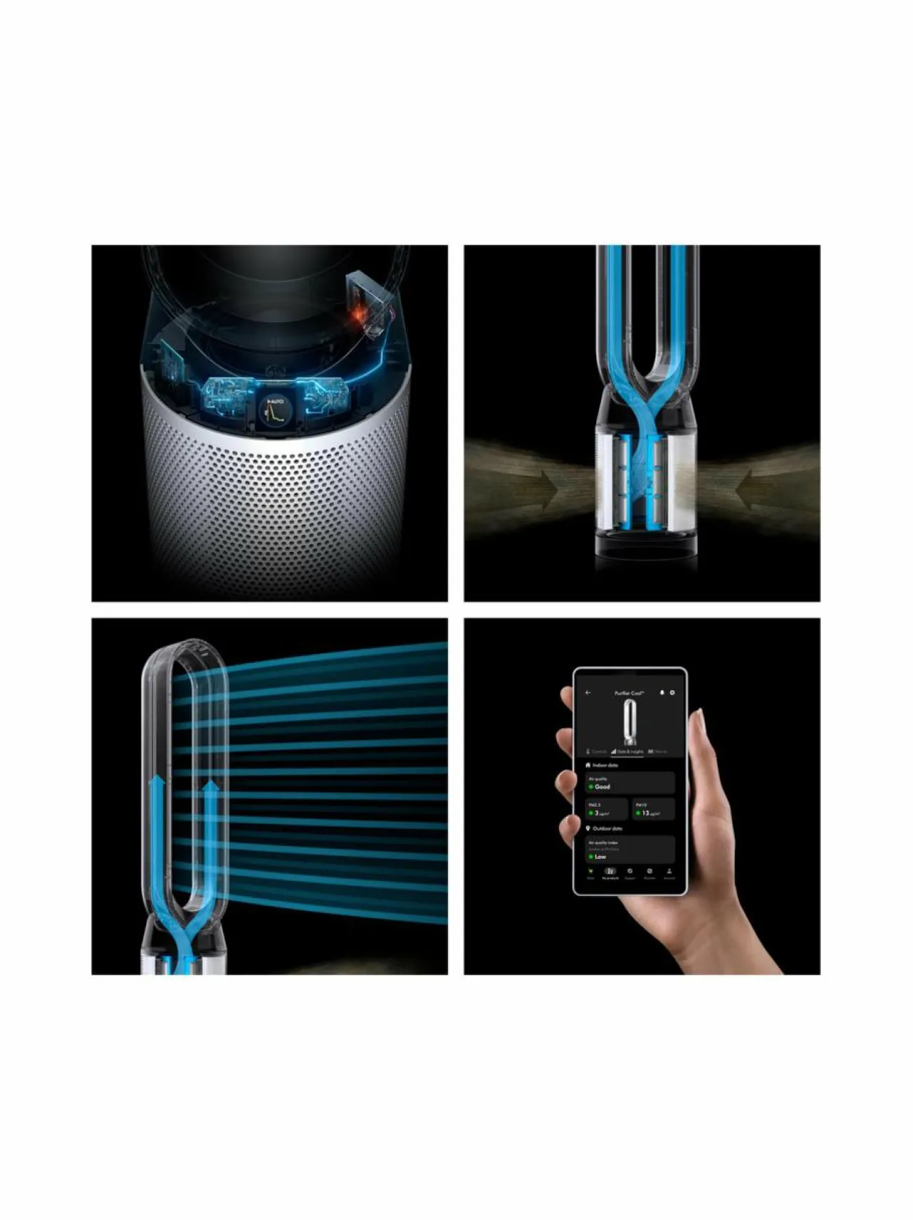 Sisäilma|Dyson PureCool -ilmanpuhdistin WHITE/WTHIE