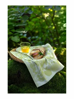 Keittiö- & Kattaustekstiilit|Lapuan Kankurit Puutarha- keittiöpyyhe/servietti pellavasekoitteesta 2 WHITE-LIME