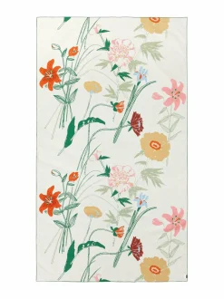 Keittiö- & Kattaustekstiilit|Marimekko Puutarhakutsut-pöytäliina 250 x 145 cm 162 WHITE, GREEN, ORANGE, BEIGE