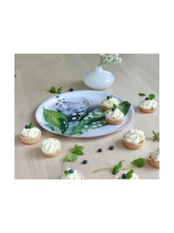 Tarjoiluastiat|ESTER VISUAL Pyöreä tarjotin Kielo halk. 35 cm