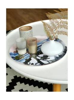 Tarjoiluastiat|ESTER VISUAL Pyöreä tarjotin Kuninkaanlaavu halk. 35 cm