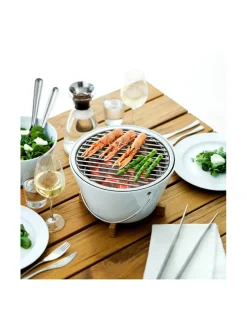 Grillit & Grillitarvikkeet|Eva Solo Outdoor Pöytägrilli Ø 30 cm VALKOINEN