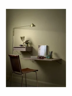 Hyllyt & Kaapit|Maze Pythagoras Desk -seinähylly WALNUT