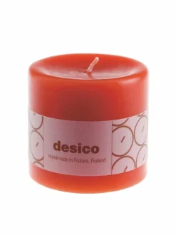 Kynttilät & Lyhdyt|Desico Pöytäkynttilä 70 mm DARK ORANGE